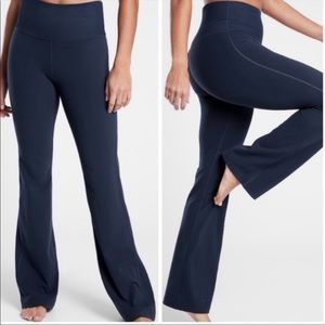 Athleta Studio Flare Pant in Navy